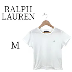 ★美品 RALPH LAUREN 白 半袖 Tシャツ・カットソー M