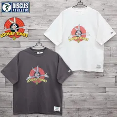 新品 ルーニー・テューンズ Looney Tunes ディスカス アスレチック DISCUS ATHLETIC コラボ 半袖 Tシャツ 半袖Tシャツ ティーシャツ プリント バッグス・バニー メンズ レディース ユニセックス