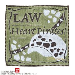 ワンピース ONE PIECE トラファルガー・ロー ミニタオル タオルハンカチ 25×25cm