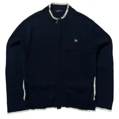 2025年最新】バーバリーブラックレーベル ジップアップニットの