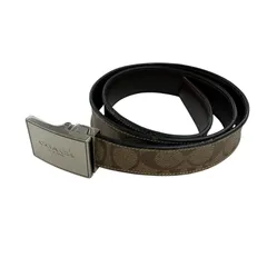 最終価格のため値下げNG★新品未使用★ COACH コーチ ベルト COACH コーチ ベルト メンズ アウトレット レザー ブラック