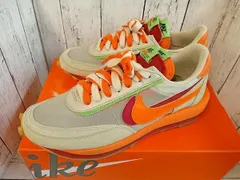 NIKE ナイキ スニーカー クロット × サカイ × ナイキ LDワッフル 26.5cm オレンジ スポーツ