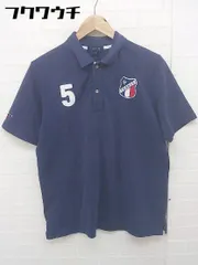 ◇ ◎ field/dream フィールド ドリーム 鹿の子 半袖 ポロシャツ サイズL ネイビー メンズ 【中古】 【1105170004427】のサムネイル