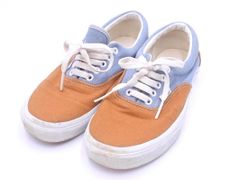 VANS バンズ ERA エラ スニーカー size6.5（23.5ｃｍくらい）/キャメルｘ青 ■■ メンズ