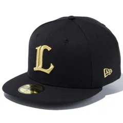 ニューエラ 59FIFTY 埼玉西武ライオンズ ブラック ゴールド 1個  New Era 5950 NPB SEILIO BLK/MTGLD 25J1pc