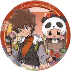 【中古】バッジ・ビンズ リボーン＆沢田綱吉/サイバーチャイナ 缶バッジ 「家庭教師ヒットマンREBORN! ラッキー缶バッジBOX」