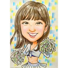 かわいいオーダーメイド似顔絵　1名様用