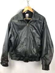 90’s 銀タグ NIKE スタジャン ビックスウッシュ 袖レザー 90年代 NIKE 白タグ レザージャケット サイズS カナダ製