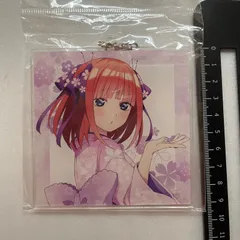 中野二乃 描き下ろしイラスト 桜ドレス 特大BIG アクリルキーホルダー  映画 五等分の花嫁 POP UP SHOP in TOWER RECORDS L4