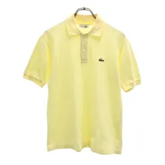 シュミーズ ラコステ 半袖 ポロシャツ イエロー CHEMISE LACOSTE  鹿の子 メンズ 【中古】  【230726】 メール便可
