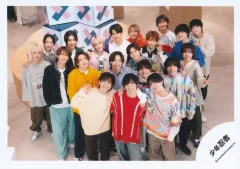 【中古】生写真(STARTO) 少年忍者/集合(20人)/横型・全身/×××××.POP UP STOREオリジナルフォト/公式生写真