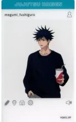 【中古】キャラカード 伏黒恵(等身) 「呪術廻戦×よみうりランド SNS風クリアカード 遊園地ver.」