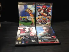 みんなのGOLF 4, 実況パワフルメジャーリーグ 2, [ワールドサッカー ウイニングイレブン 7, 10] PS2 プレステ2 ソフト 4点まとめて mGG109 ● ★