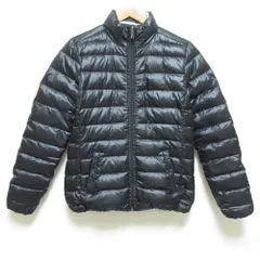 美品 RLX Ralph Lauren アールエルエックス ラルフローレン リバーシブル ダウンジャケット ブルゾン サイズ XS ブラック×ボーダー レディース 古着 中古 USED