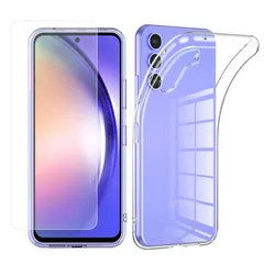 【人気商品】6.4インチAndroid 丈夫 軽量 13 薄型 Galaxy Galaxy 上質TPU A54 A54 5Gクリアケース A54ケース ギャラクシー 透明 2023モデル 耐衝撃保護カバー ケース SCG21 落下防止 5G 携帯便利 【液晶ガ