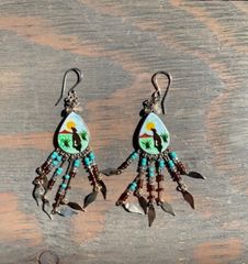ピアスUSAインポート /  Machu Picchu Jewelry Wolf