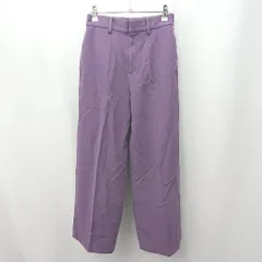◇ Θ ビューティ&ユース UNITED ARROWS シンプル系 スラックスパンツ サイズS パープル系 レディース E  【1507250014980】