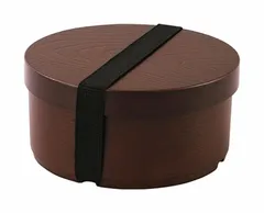 新品 カクセー 弁当箱 曲げわっぱ 風 お弁当箱 丸型 500ml 食洗機対応 電子レンジOK ゴムバンド 付き 日本製 TW-06