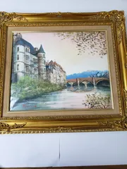 sale【ART】土屋茂真筆(赤富士)6号