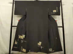 平和屋着物■訪問着　作家物　駒刺繍　壁画文　金銀糸　正絹　逸品　DAAR3515zy