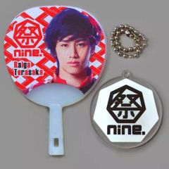 [중고] 키홀더·마스코트(남성) 테라자카 요시가(축제 nine.) 부채 키홀더 BOYS AND MEN SHOP & CAFE 한정