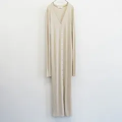 AKTE アクテ  2way ロングカーディガン ワンピース シェルボタン a897238iのサムネイル