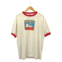 【中古】AAA スヌーピー プリントリンガーTee XL ホワイト トリプルエー[10]のサムネイル