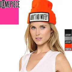 ダイムピース DIME PIECE Aint't No Wifey Beanie ニット帽 帽子 ビーニー レディース メンズ ブランド スキー ボード 秋 冬 防寒 カジュアル おしゃれ 大きいサイズ アウトドア 黒 ブラック グレー オレンジ