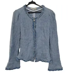 美品✨M'SGRACY エムズグレイシー ノーカラージャケット グレー 上品 M M'S GRACY 2025 SPRING Collection | msgracy
