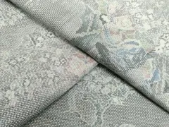 平和屋着物●本場大島紬　7マルキ　総絣　女人枝葉文　正絹　逸品　DAAU0748tw