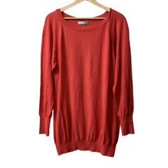 DAMAcollection(ダーマコレクション) 長袖セーター サイズLL レディース - レッド DAMAcollection(ダーマコレクション) 長袖セーター サイズLL