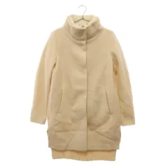 HERNO (ヘルノ) ニット切り替えロングコート アウター レディース ベージュ CA0091D-39601-1100のサムネイル