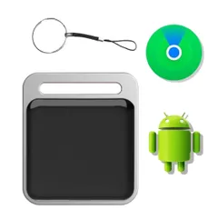 紛失防止タグ 黒色　小型 スマートトラッカー エアタグ スマートタグ