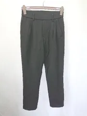 ◇ ⊇ A +<!-利用不可文字-!>TOKYO エープラストウキョウ ストレッチ タック テーパードパンツ サイズ1 ブラック レディース E  【1411070018366】