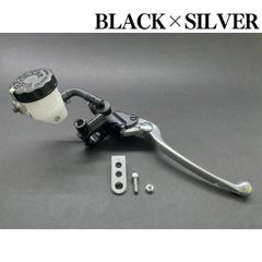 ニッシン デイトナ ブレーキマスターシリンダー ブラック/シルバー 1/2 14mm 5/8 別体式