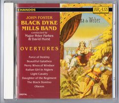 送料無料 金管バンドCD ブラック・ダイク・ミルズ・バンド:序曲集 運命の力 オベロン 黒のドミノ 軽騎兵 美しきガラテア 他