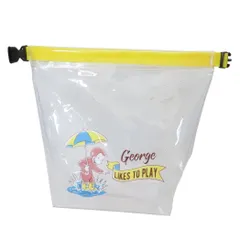 【メール便】おさるのジョージ ミニバッグ くるくるバッグ アクティブレイン 丸眞 海プール 絵本キャラクター グッズ 