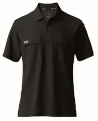 【在庫処分】BURTLE バートル 半袖ポロシャツ(ユニセックス) 春夏用 ブラック 517 35 LL