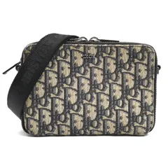 Dior ショルダーバッグ ストラップ付き ジップポーチ クリスチャンディオールストラップ付き ジップポーチ 黒