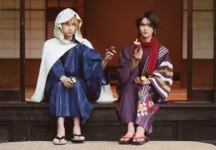 【中古】生写真(男性) 荒牧慶彦(山姥切国広)・松田凌(加州清光)/横型・全身・キャラクターショット/舞台「『刀剣乱舞』 天伝 蒼空の兵 -大坂冬の陣-」ランダムブロマイド