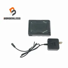 バートル空調服ファン2個、バッテリー17v、ACアダプターセット　ジャンク BURTLE バートル 対応 13V AC270 12V AC240 エアークラフト USB