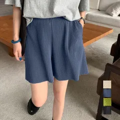 レディース ハイウエスト ハーフパンツ