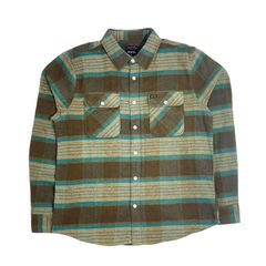 【新品・未使用】Brixton Bowery L/S Flannel Shirt Mojave Plaid L ネルシャツ 送料無料