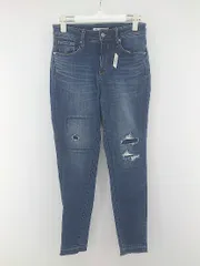 ◇ AZUL BY MOUSSY ストレッチ ダメージ加工 ジーンズ デニム パンツ サイズS インディゴ レディース P  【中古】 【1209280001274】