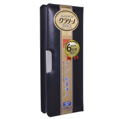 クツワ 筆箱 クラリーノ 1ドア ブラック CX127 [ブラック]
