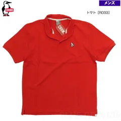 チャムス / ブービー ショール ポロシャツ トマト［R033］ XL