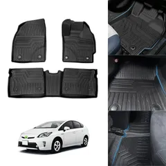 Cartist トヨタ プリウス 30系 ZVW30 フロアマット カーマット 車用 3Dフロアマット セカンドマット PRIUS30 前後期 H21.05H27.12 立体構造 防水マット 車種専用設計 滑り防止 耐汚れ TPE素材 カスタムパーツ