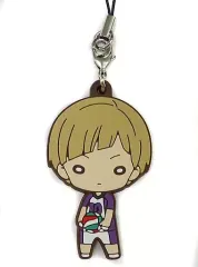 【中古】キーホルダー・マスコット(キャラクター) 白布賢二郎 「にとたん ハイキュー!! 白鳥沢学園高校 ラバーマスコット」 ジャンプフェスタ2017グッズ