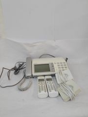 SHARP UX-D83CW FAX 電話 親機 子機2台セット デジタルコードレス ファクシミリ  通電起動初期化済 タッチペン、充電器2台付 シャープ fappy