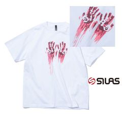 サイラス tシャツ Tシャツ silas SILAS HANDS S/S TEE 110252011020 メンズ レディース ティシャツ ティーシャツ ホワイト 白 m M L ホラー 丸首 クルーネック ブランド おしゃれ 着心地 ブランド ロゴ しろ